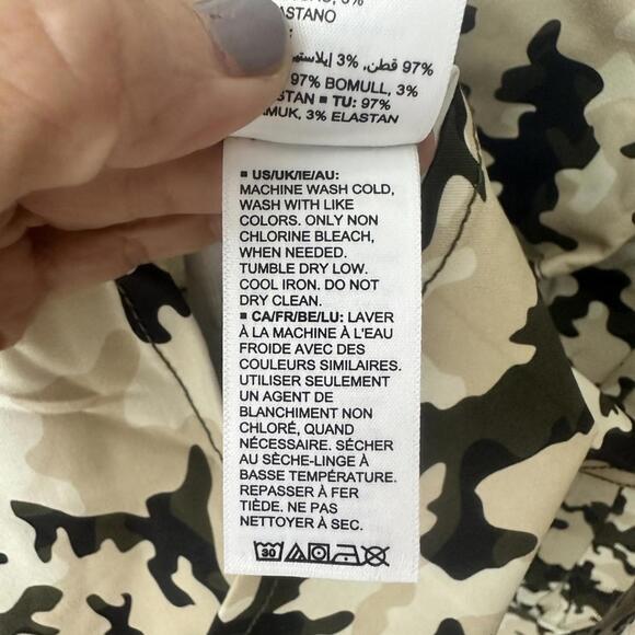 NWT The Drop Women's Camouflage Print Cargo Oversized Jacket w/Jennylinnnn SZ XL - Picture 12 of 12